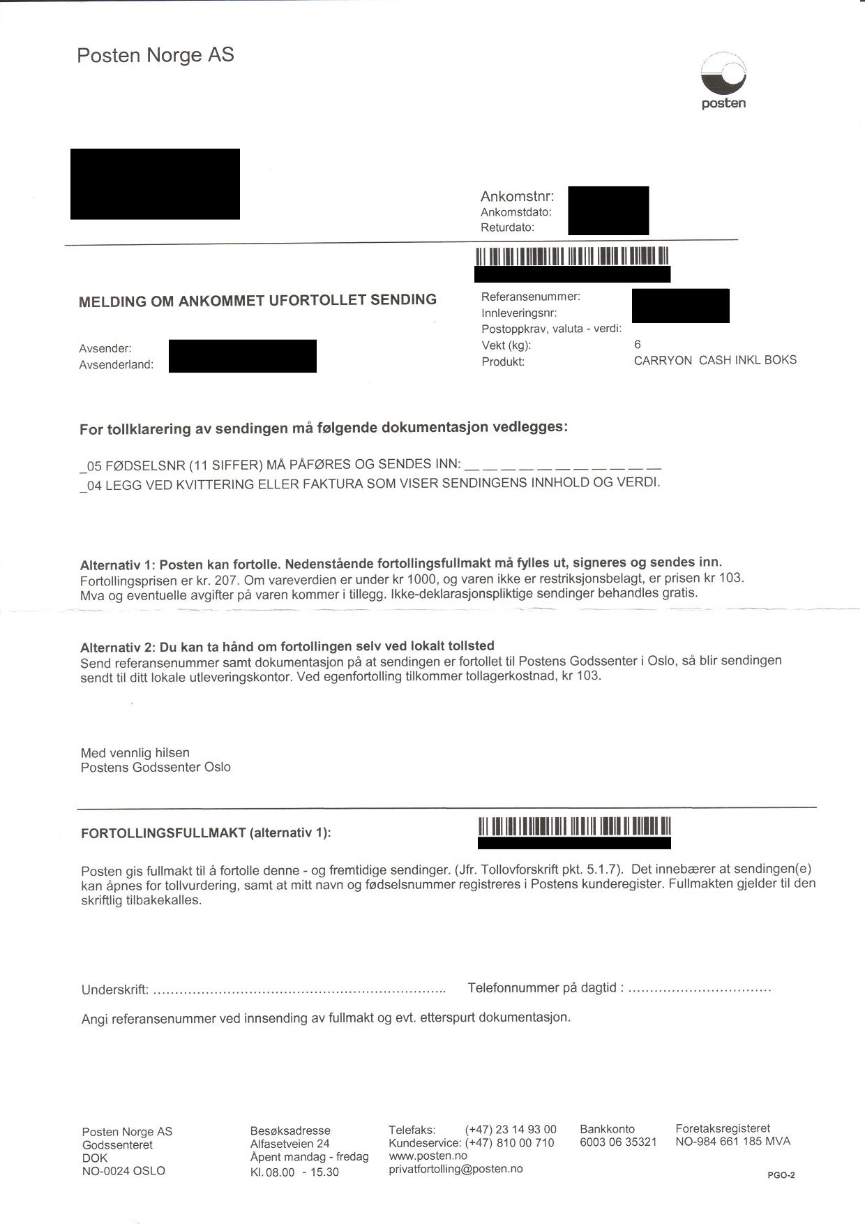 Husmanss Fullmakt Blankett På Engelska