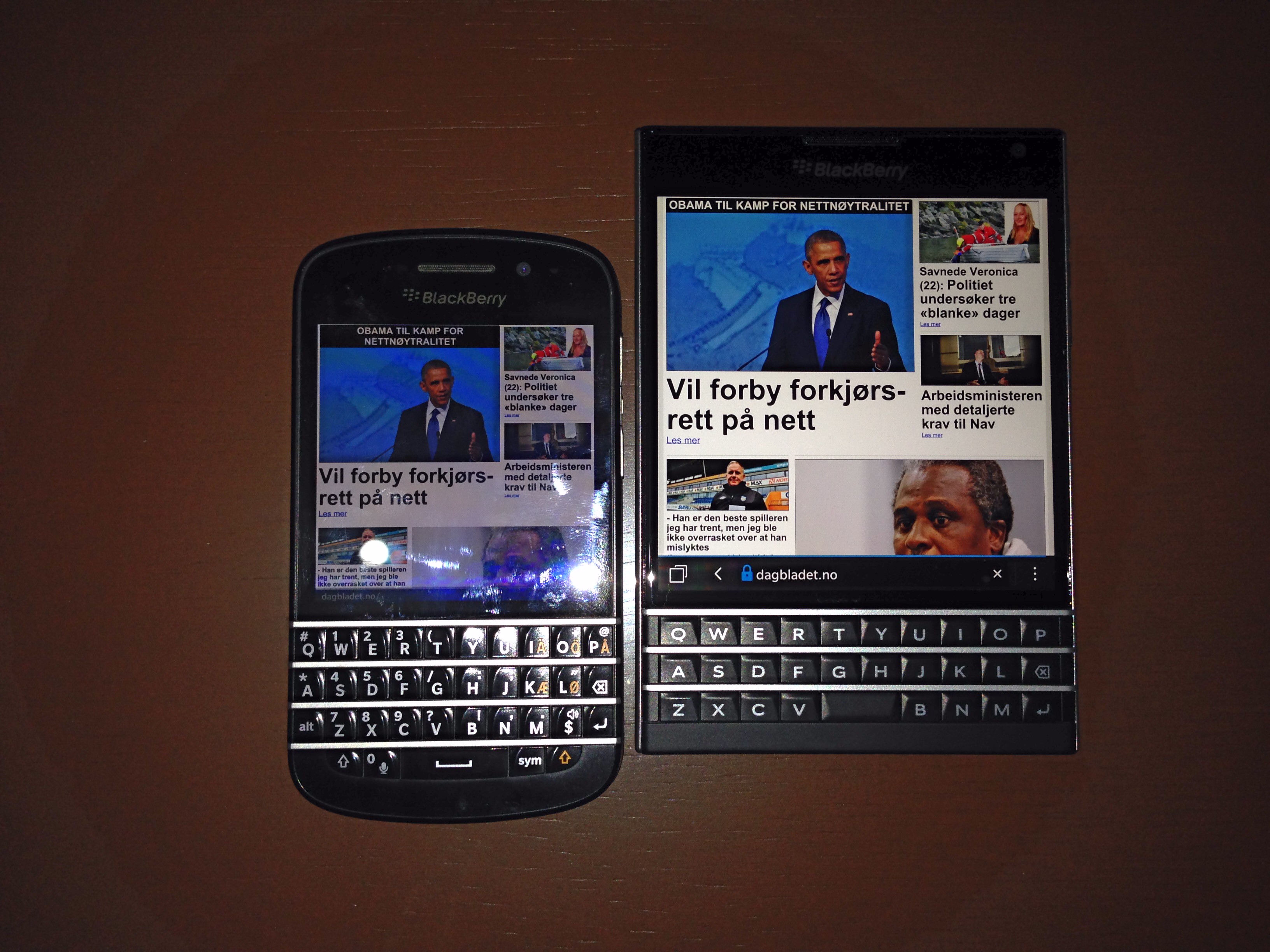 Den frekke Blackberry Passport tråden Mobiltelefoner Den frekke Blackberry Passport tråden Mobiltelefoner