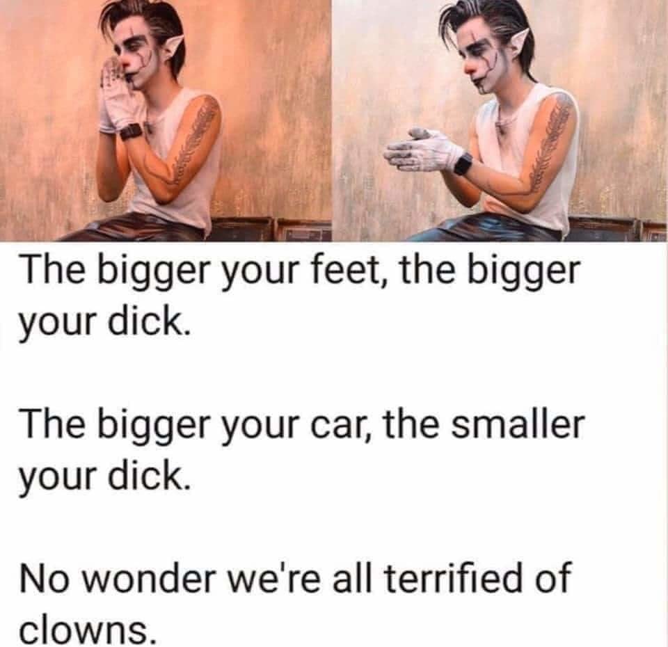 My dick is bigger than your feet